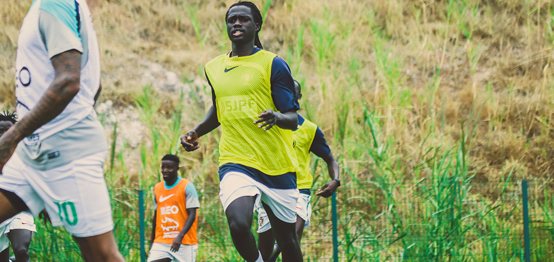 A vontade de crescer como jogador e como homem